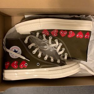 Size 4 converse comme des garcons